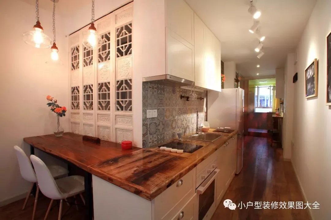 36㎡一居室小户型装修效果图,清新复古的中式风,越看越喜欢!
