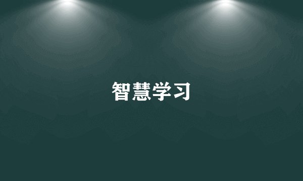 智慧学习
