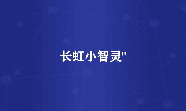 长虹小智灵