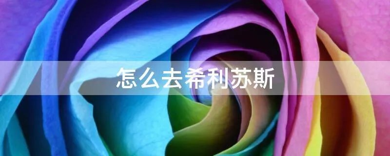 怎么去希利苏斯
