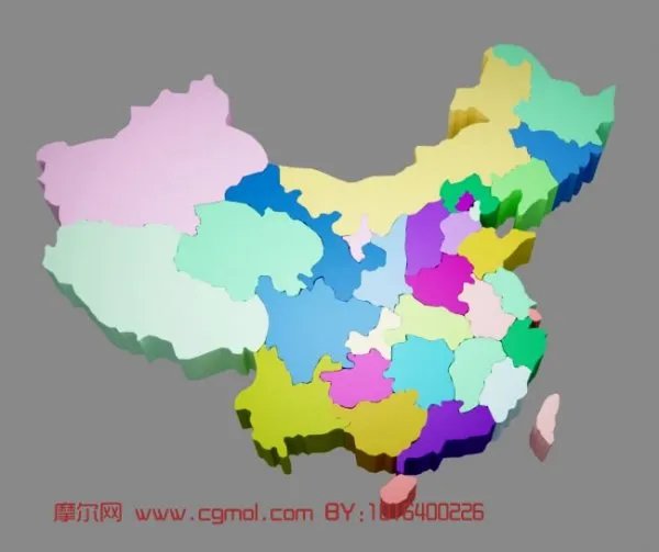 中国地形图高清版
