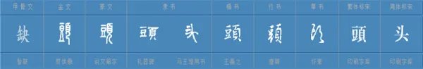 头的笔顺怎么写?