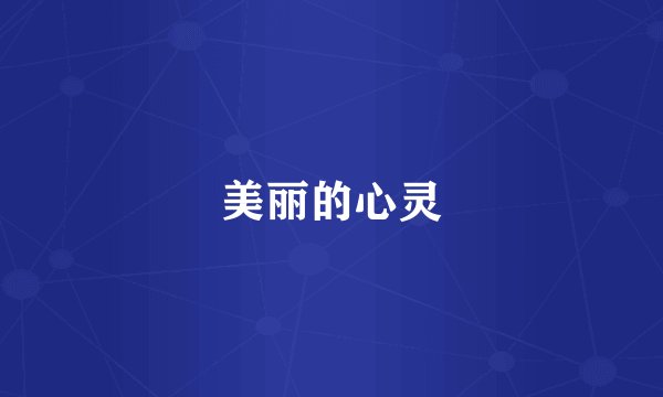 美丽的心灵