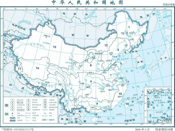 中国地形图高清版