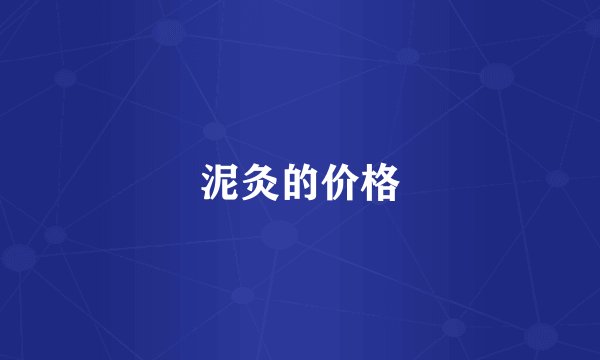 泥灸的价格
