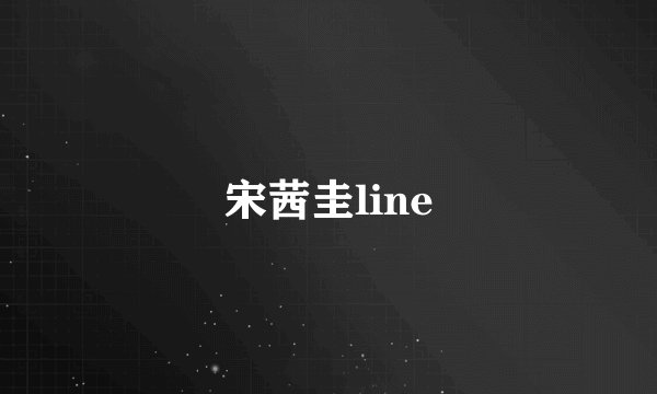 宋茜圭line