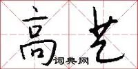 高艺