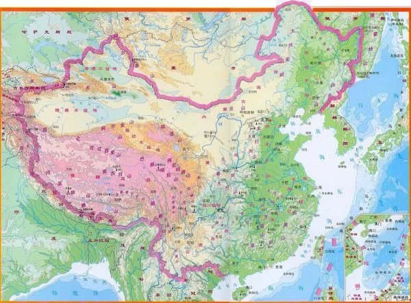 中国地形图高清版