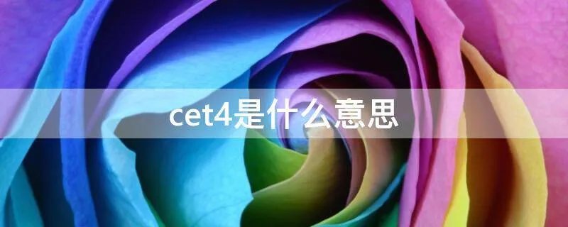 cet4是什么意思