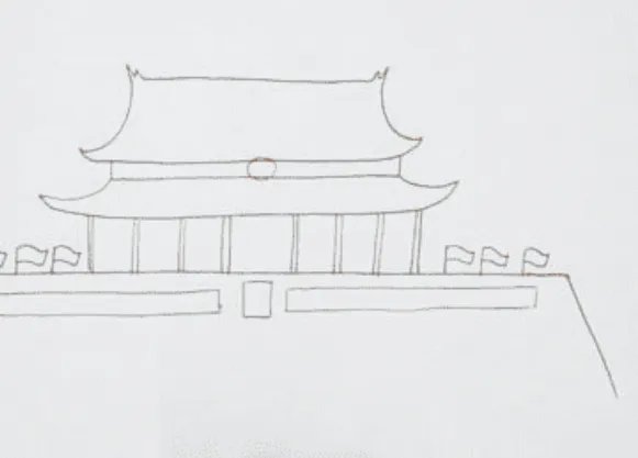 北京天安怎么画简单又好看?