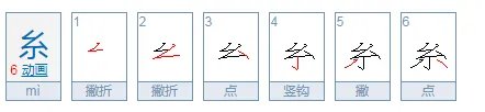 糸怎么读