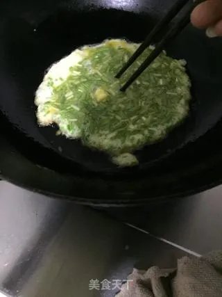 蒜苗炒鸡蛋