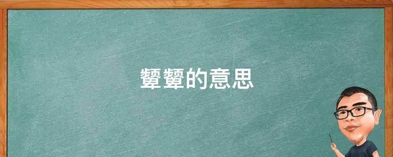 颦颦的意思