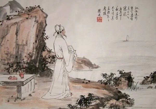 《黄鹤楼》全诗,李白。