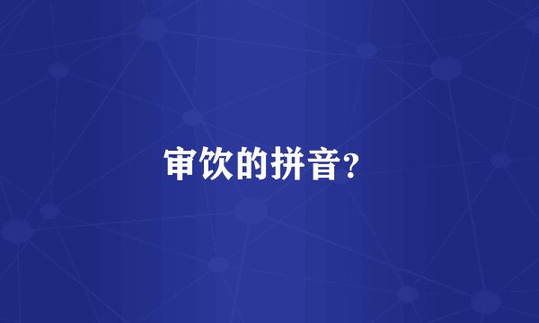 审饮的拼音？