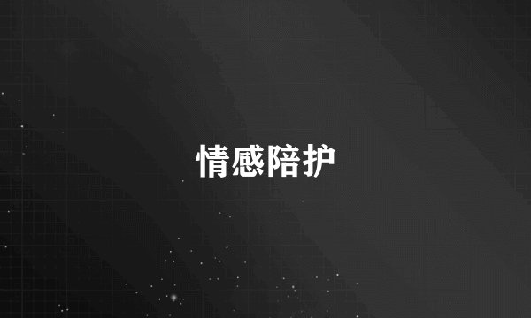 情感陪护