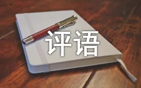 听课的评语