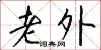 老外