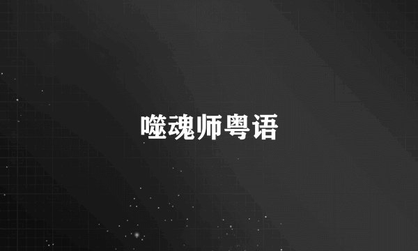 噬魂师粤语