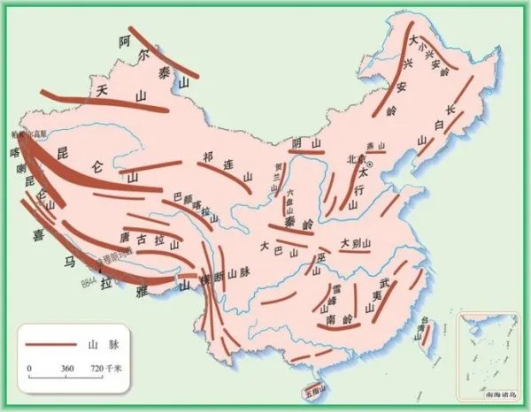 中国地形图高清版