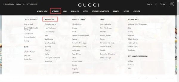 gucci国外官网