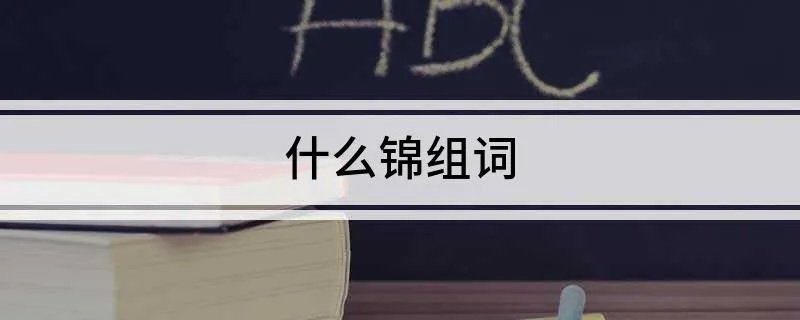 什么锦组词