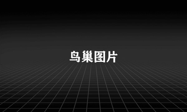 鸟巢图片