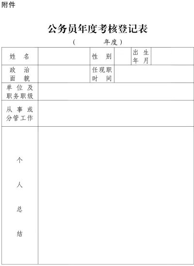 最新公务员考核规定全文