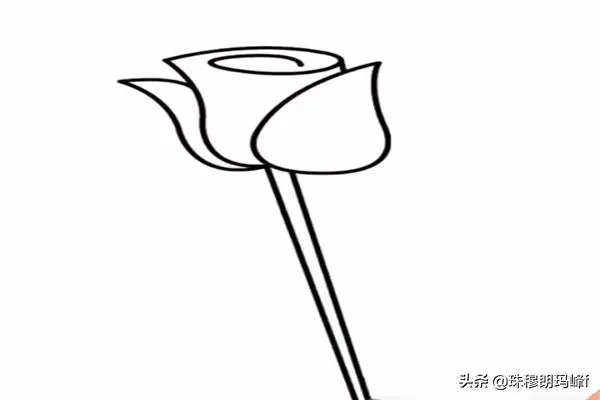 玫瑰花简笔画怎么画?