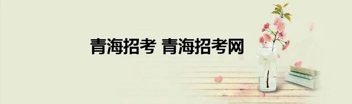 青海招考 青海招考网