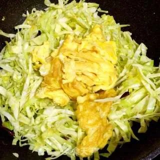 圆白菜炒鸡蛋