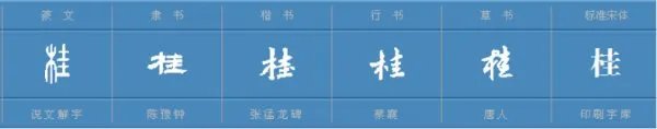 桂组词有哪些?