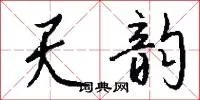 天韵