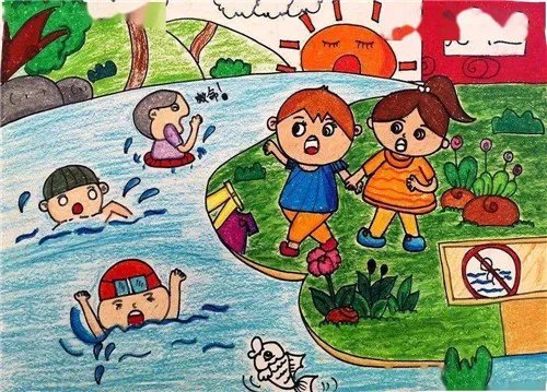 珍惜生命预防溺水手抄报三年级获奖图片精选8张