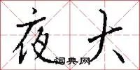 夜大