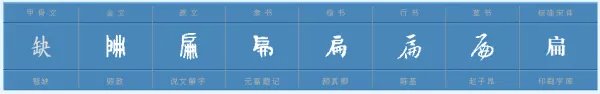 扁 组词