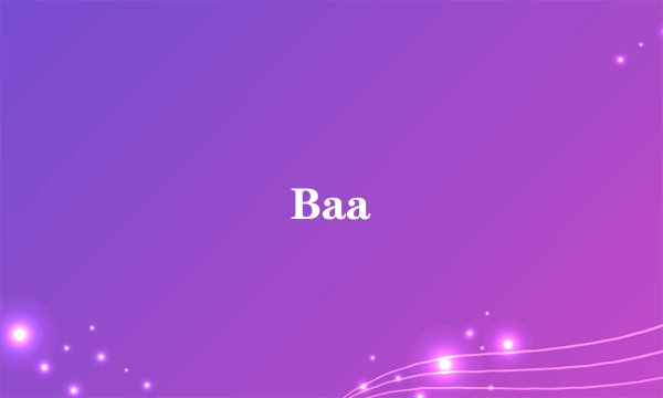 Baa