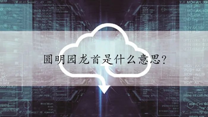 圆明园龙首是什么意思？
