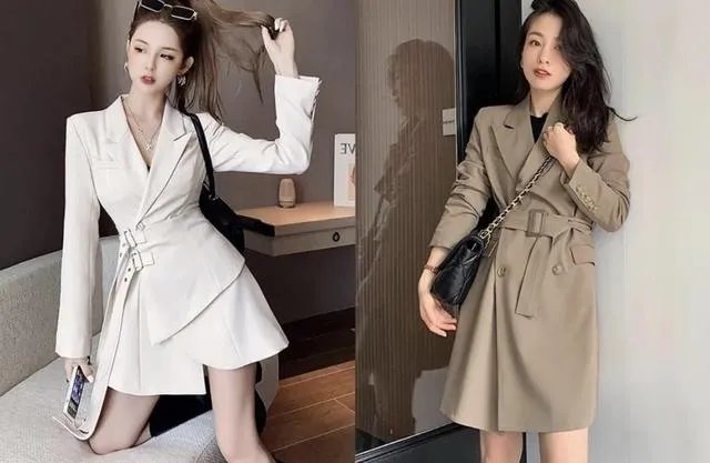 西装裙怎么穿更好看?