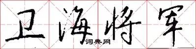 卫海将军