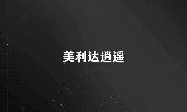 美利达逍遥
