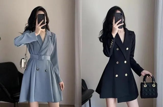 西装裙怎么穿更好看?