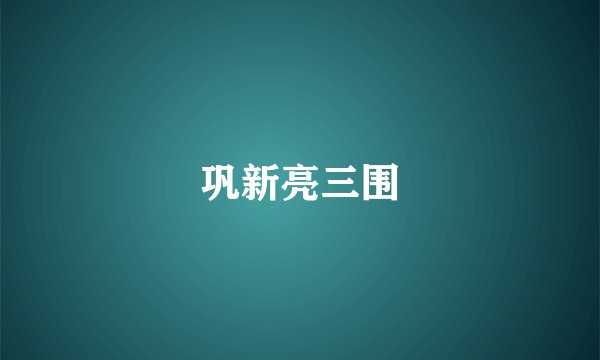 巩新亮三围