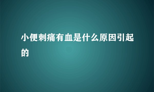 小便刺痛有血是什么原因引起的