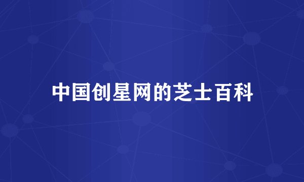 中国创星网的芝士百科