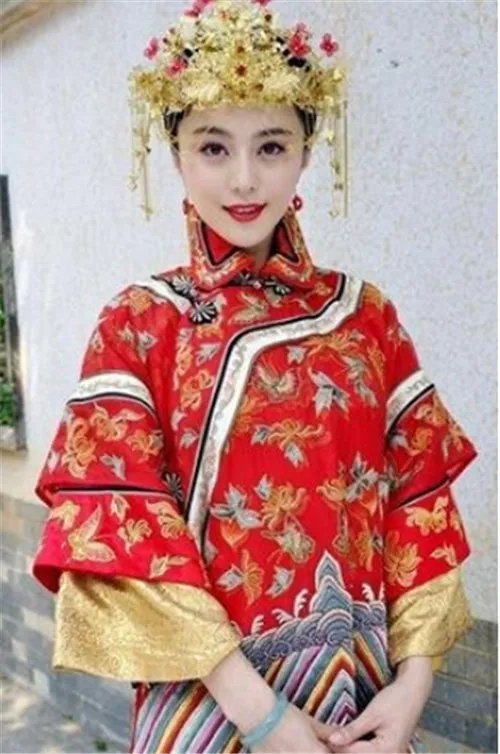 新娘唐装发型图片2017款 新娘穿唐装扎什么发型好