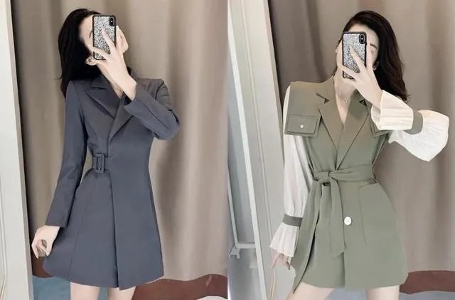 西装裙怎么穿更好看?