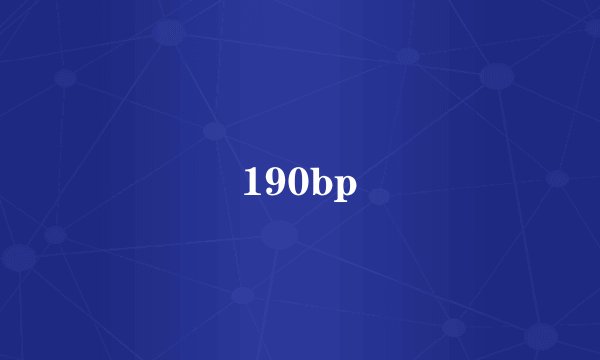 190bp