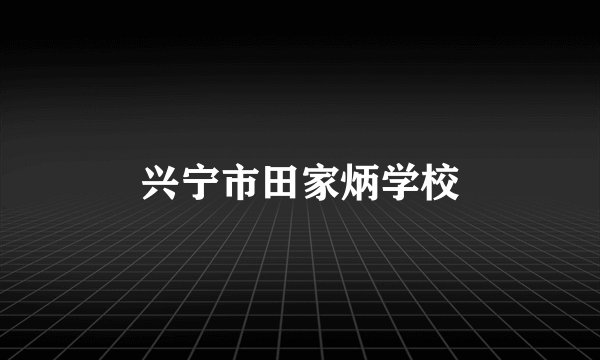 兴宁市田家炳学校