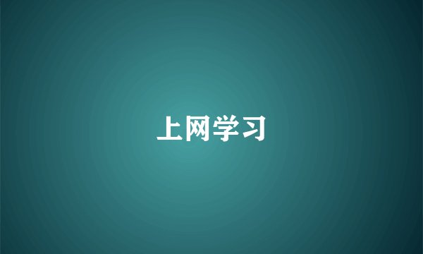 上网学习